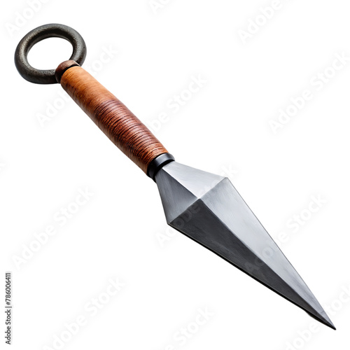 A knife with a wooden handle that sayswoodon it png