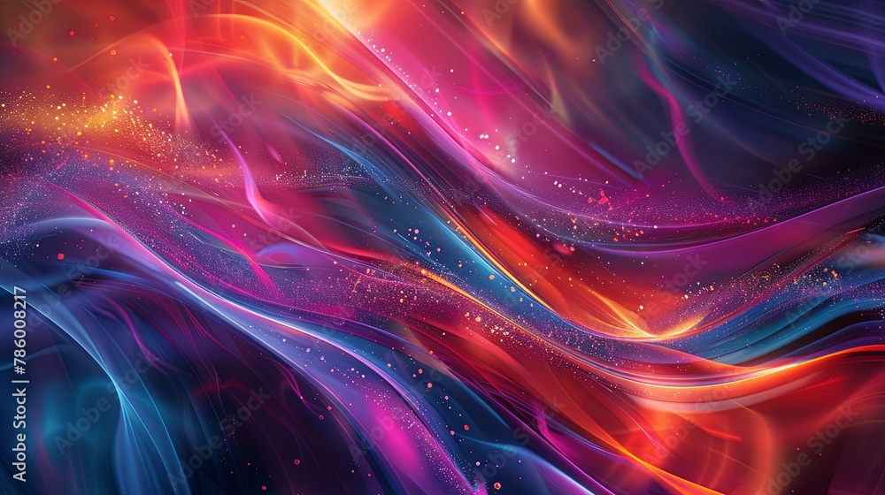 Abstract Colorful Wave Design Abstract Colorful Wave Design