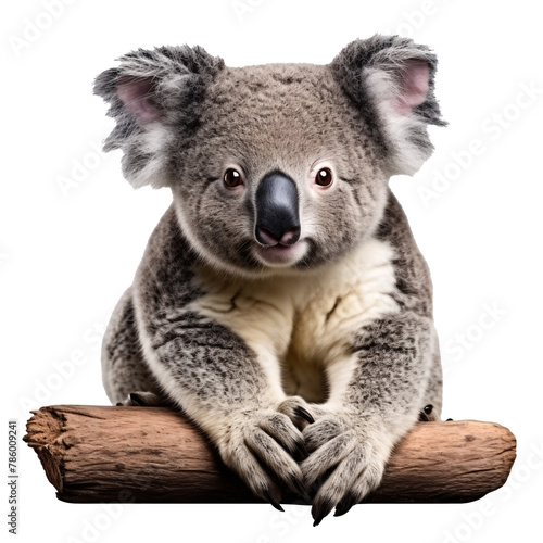 a koala bear on a branch