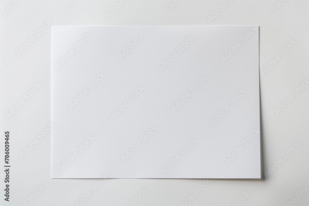 Blank paper mockup created with Generative AI Blank paper mockup created with Generative AI