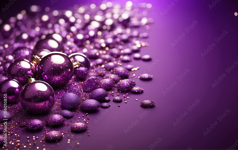 Festive sparkling purple background Festive sparkling purple background