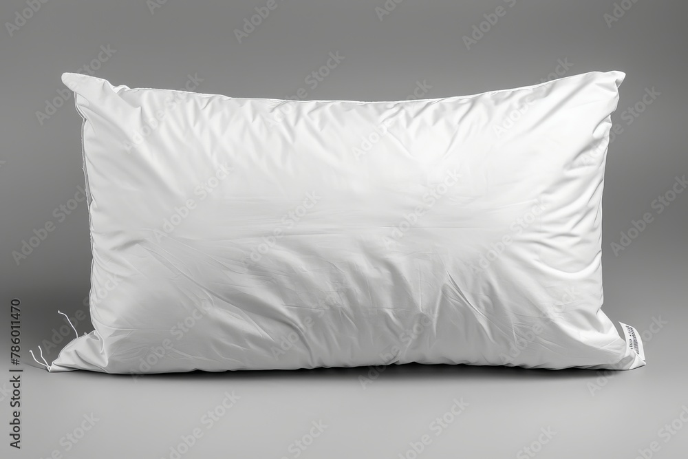 Modern white pillow mockup for bed aesthetic cushion insert for stylish bedding branding Modern white pillow mockup for bed aesthetic cushion insert for stylish bedding branding