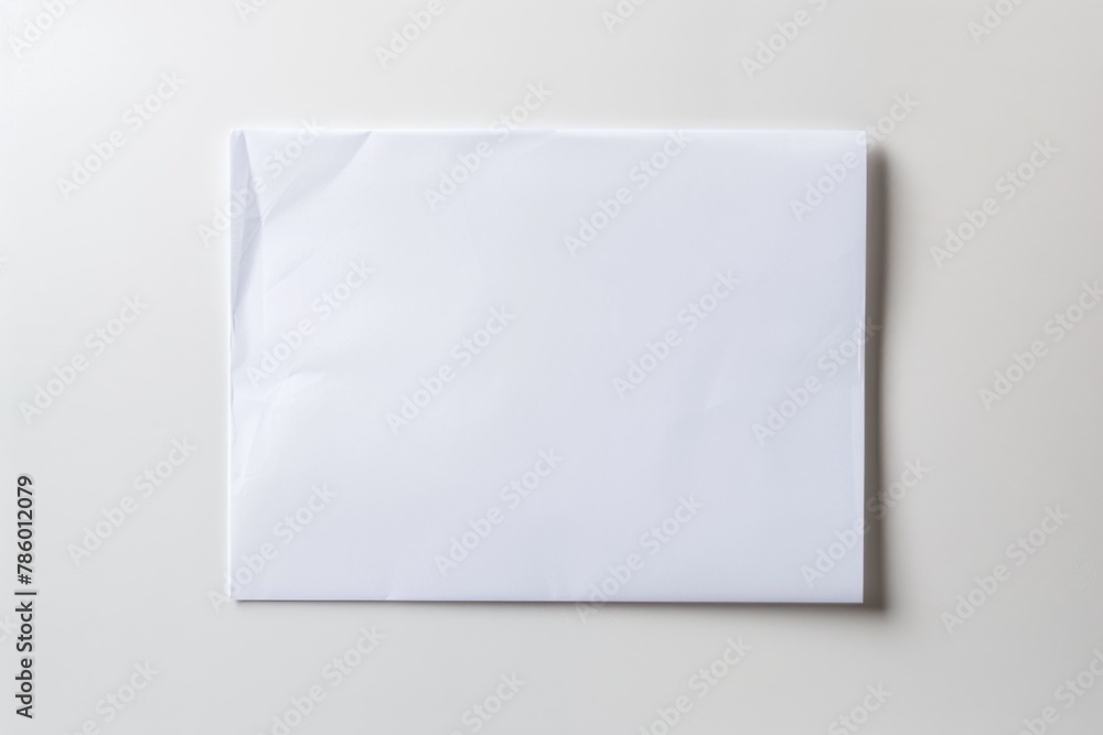 Blank paper mockup created with Generative AI Blank paper mockup created with Generative AI