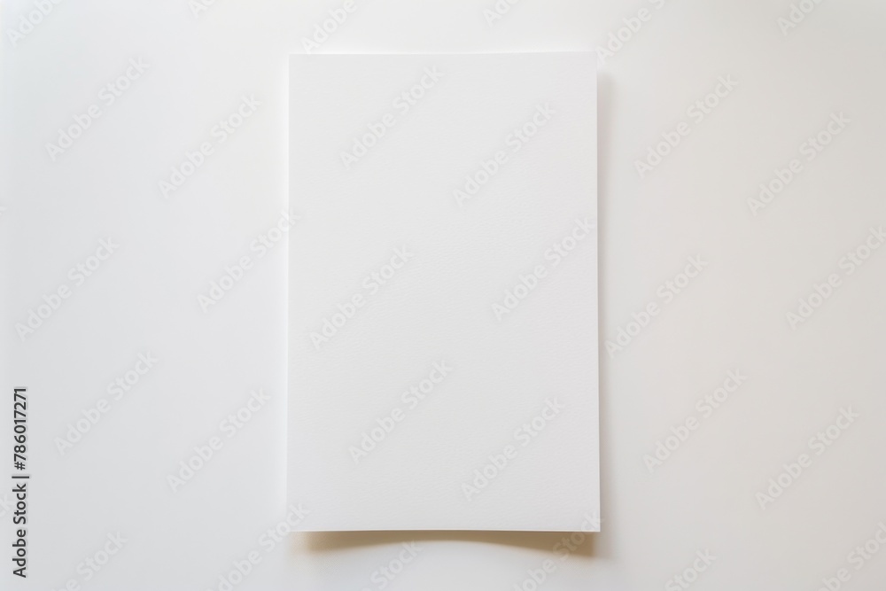 Blank paper mockup created with Generative AI Blank paper mockup created with Generative AI