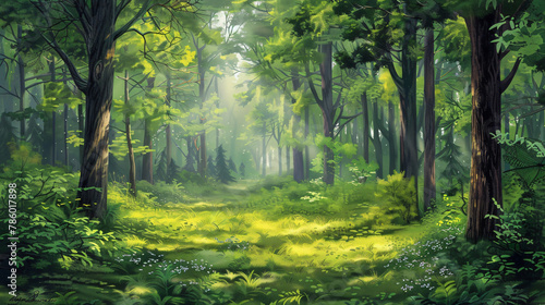 Forest ation background .. © Anas