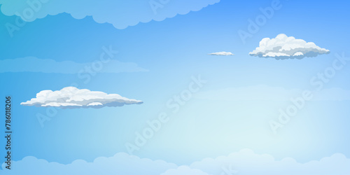 blue sky and clouds background	