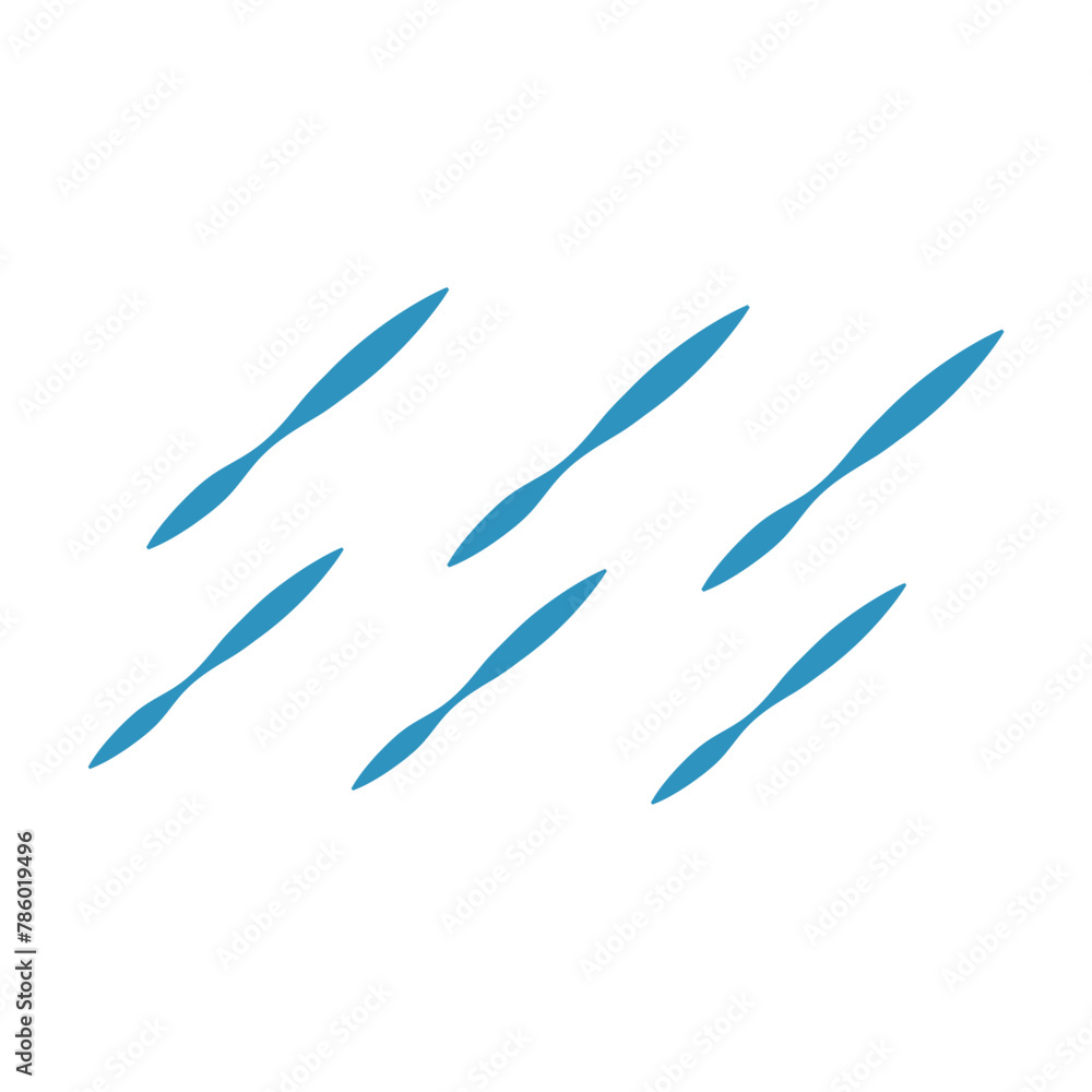 Fototapeta premium Weather icon set cute