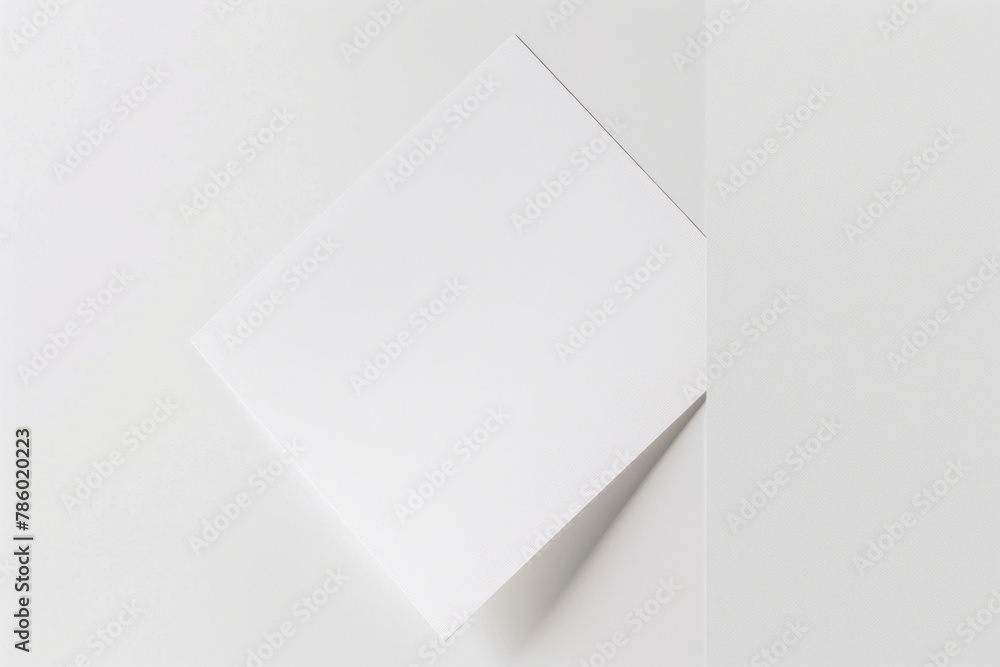 Blank paper mockup created with Generative AI Blank paper mockup created with Generative AI