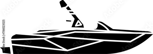 Wakeboard Boat Illustration