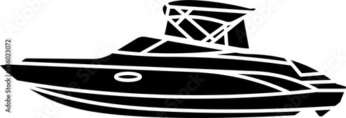 Motorboat Illustration