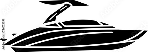 Jet Boat Illustration