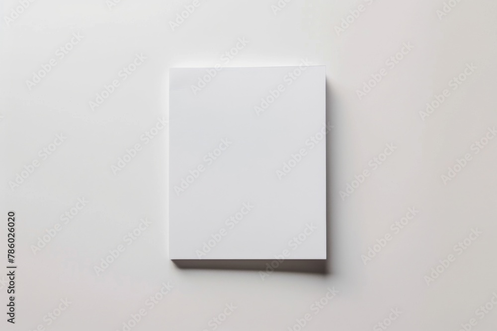 Blank paper mockup created with Generative AI Blank paper mockup created with Generative AI