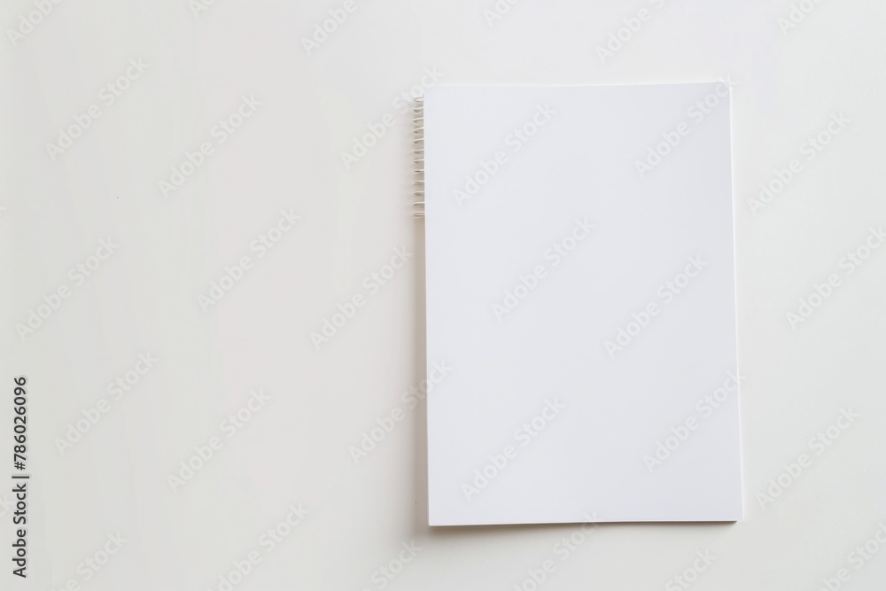Blank paper mockup created with Generative AI Blank paper mockup created with Generative AI