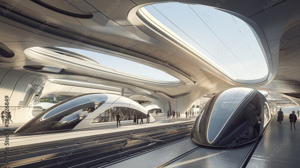 Futuristic Transportation Nexus