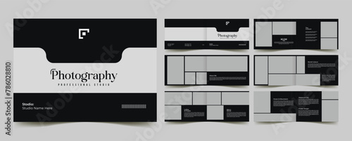 modern photography landscape portfolio layout design for photo collection portfolio brochure 