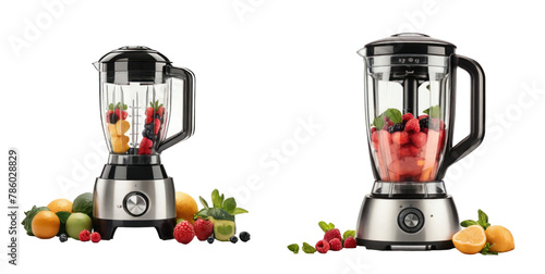 set of blender isolated on transparent background