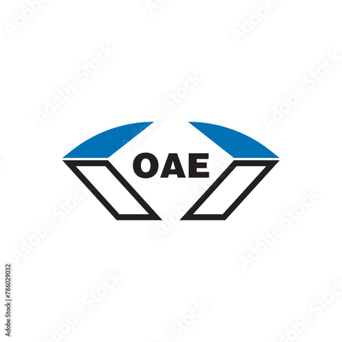 Free Download OAE letter logo design on white background. OAE logo. OAE creative initials letter Monogram logo icon concept. OAE letter design - GFXLoad
