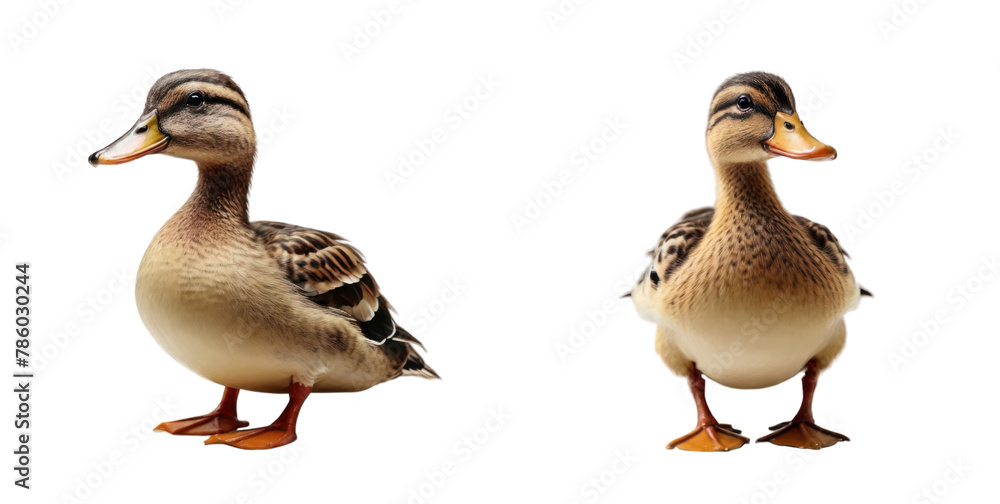 set of duck isolated on transparent background set of duck isolated on transparent background