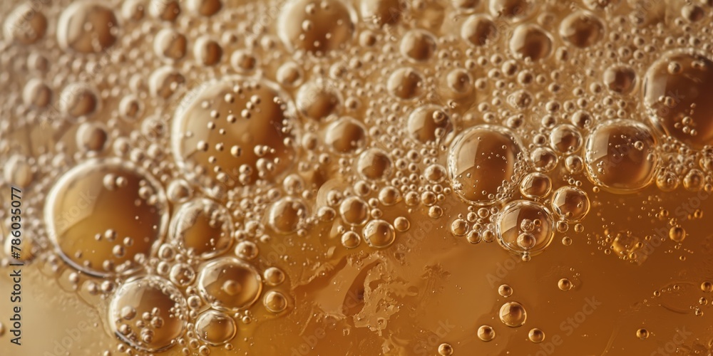 This image captures the refreshing essence of a cold golden beer with glistening bubbles rising to the top This image captures the refreshing essence of a cold golden beer with glistening bubbles rising to the top