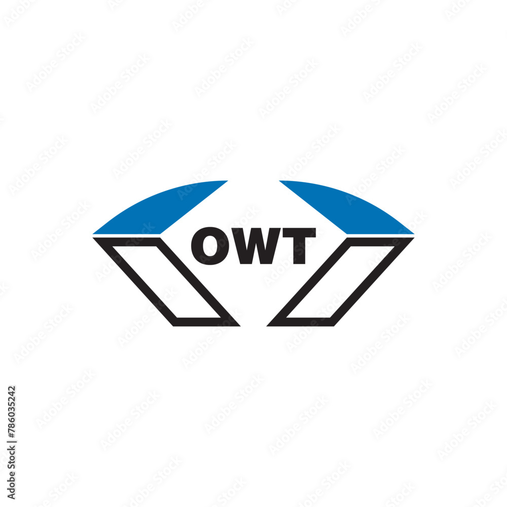 OWT letter logo design on white background. OWT logo. OWT creative initials letter Monogram logo icon concept. OWT letter design OWT letter logo design on white background. OWT logo. OWT creative initials letter Monogram logo icon concept. OWT letter design