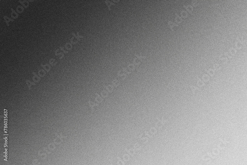 Balack And White Grainy Gradient Abstract Background