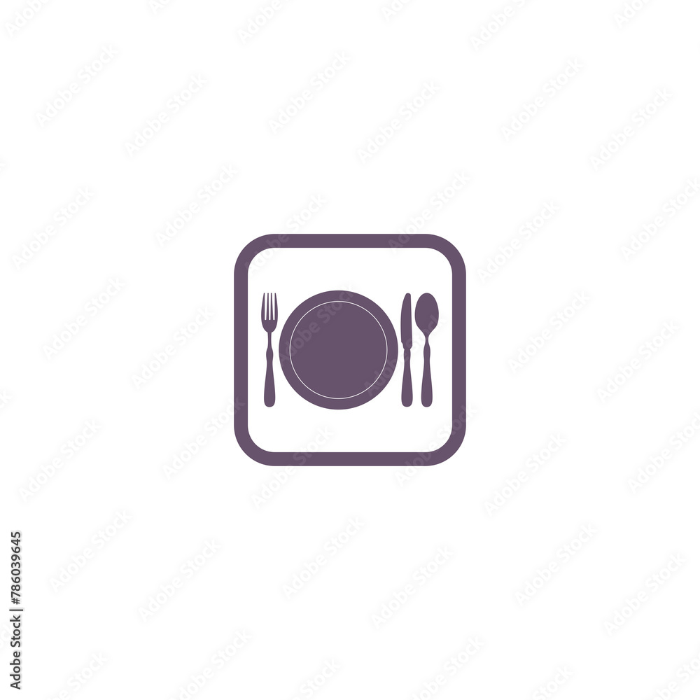 Restaurant icon isolated on transparent background Restaurant icon isolated on transparent background