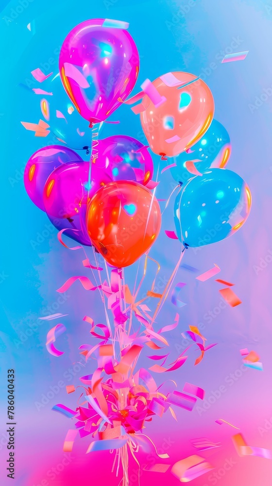 Balloons released into the sky at the conclusion, colorful ascent, spirits lifted Balloons released into the sky at the conclusion, colorful ascent, spirits lifted