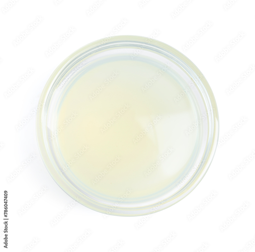 Refreshing lemon juice in glass isolated on white, top view Refreshing lemon juice in glass isolated on white, top view