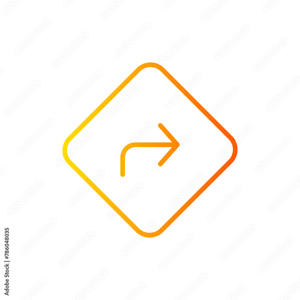 direction gradient icon direction gradient icon