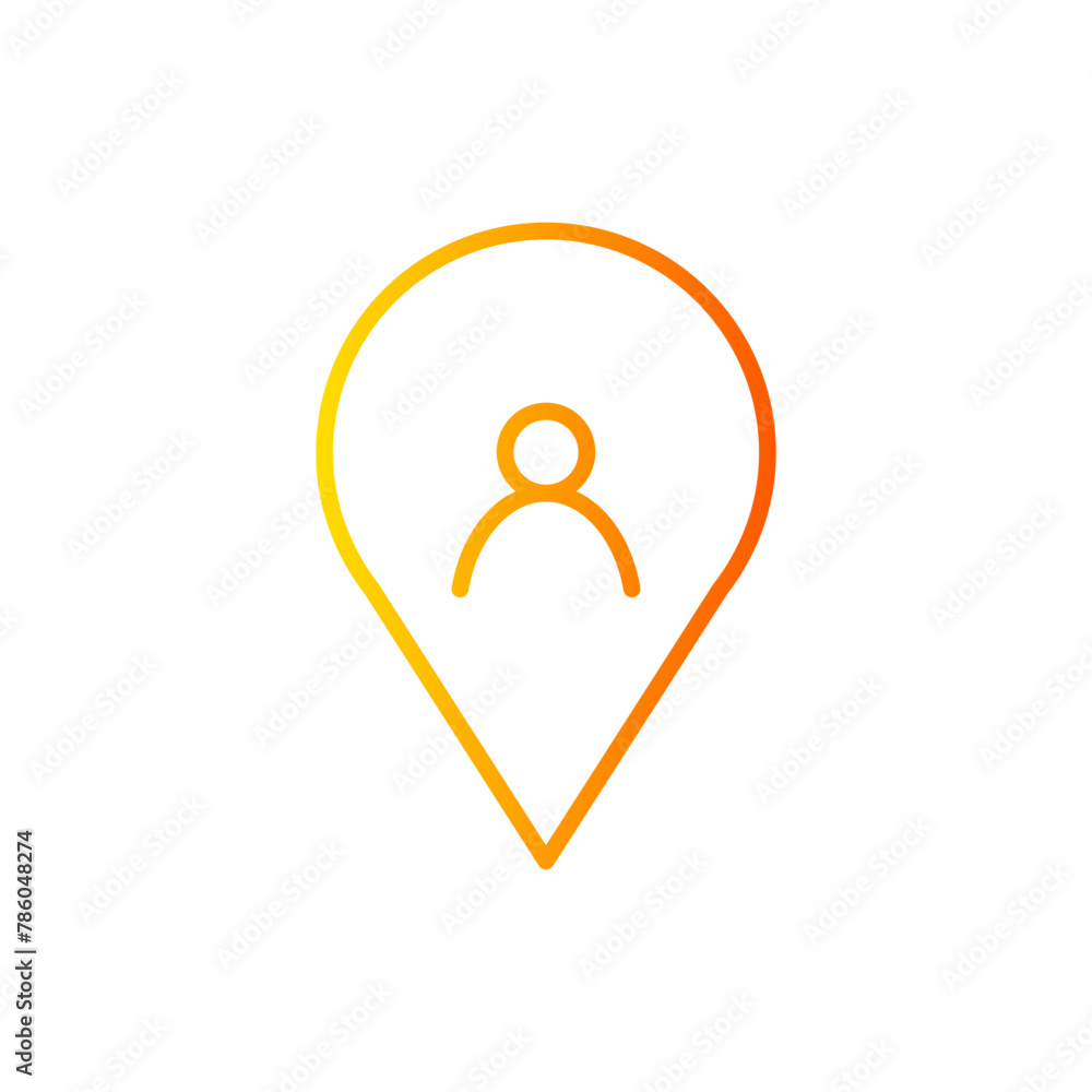 location gradient icon location gradient icon