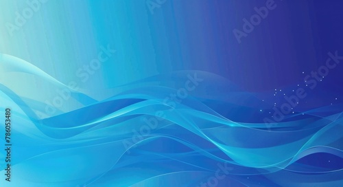 Web Banner Background. Corporate Geometric Layout Design with Modern Gradient Blue Cover Header