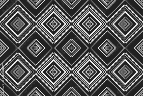 Ethnic pattern.beautiful pattern. folk embroidery,bohemian style,aztec geometric art ornament print.ethnic abstract Inkatha art.Seamless fabric.design for fabric, carpet, wallpaper, clothing	