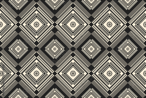 Ethnic pattern.beautiful pattern. folk embroidery,bohemian style,aztec geometric art ornament print.ethnic abstract Inkatha art.Seamless fabric.design for fabric, carpet, wallpaper, clothing	