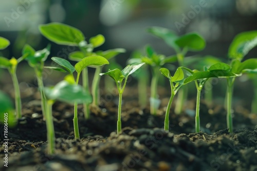 A small sprout from the ground