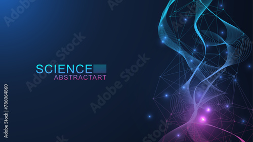 Global network connection. Global business. Social network communication. Internet technology. Vector illustration