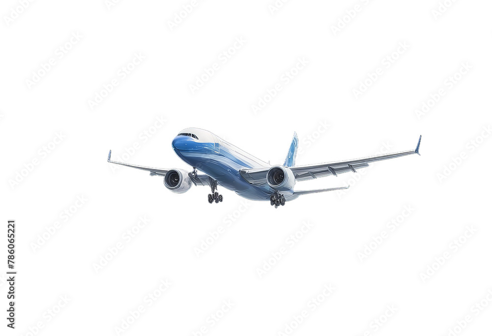 airplane in the sky