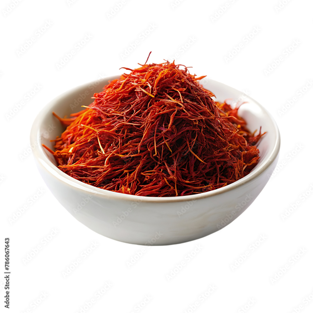 Saffron isolated on transparent background Saffron isolated on transparent background