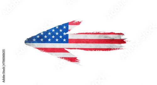 American Flag Arrow icon symbol design