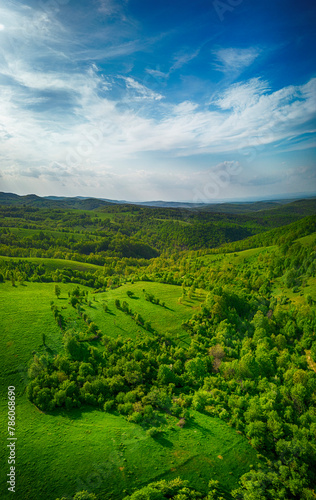 Aerial view of Strandzha mountains in Bulgaria
 photo