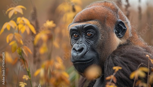 The red-headed gorilla is an amazing wonder of nature © ЮРИЙ ПОЗДНИКОВ