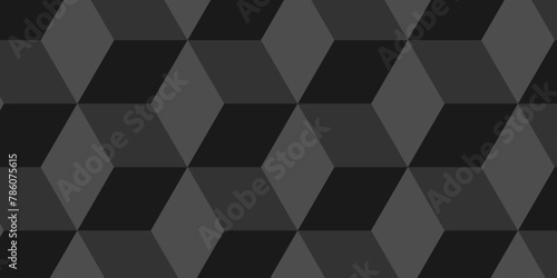 Abstract black style minimal blank cubic. Geometric pattern illustration mosaic, square and triangle wallpaper. Illustration black vector backdrop. 