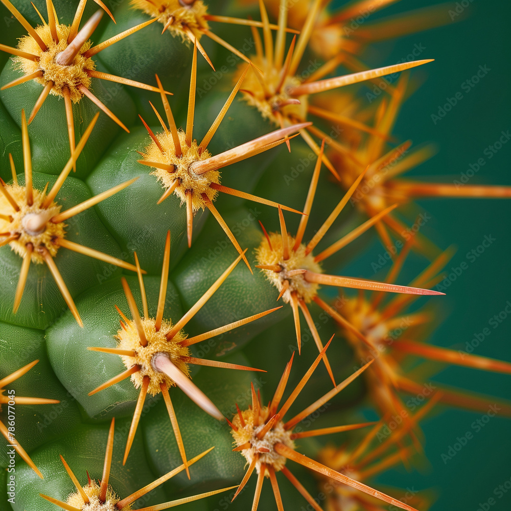 Cactus spines close-up Cactus spines close-up