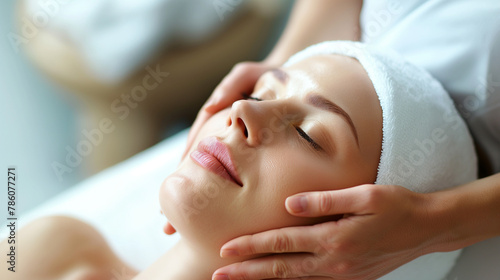 Facial massage for anti-aging treatment