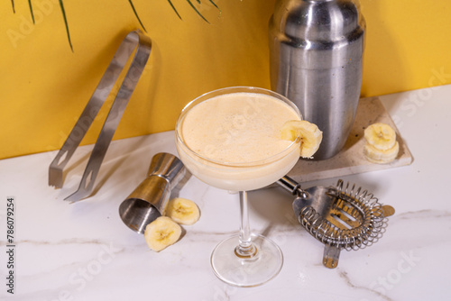 Banana daiquiri cocktail