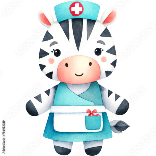 cute animals nurse clipart,hospital clipart,medical clipart
