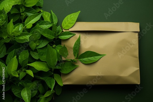 Eco bag mockup. Eco friendly concept. Zero waste. Space for text