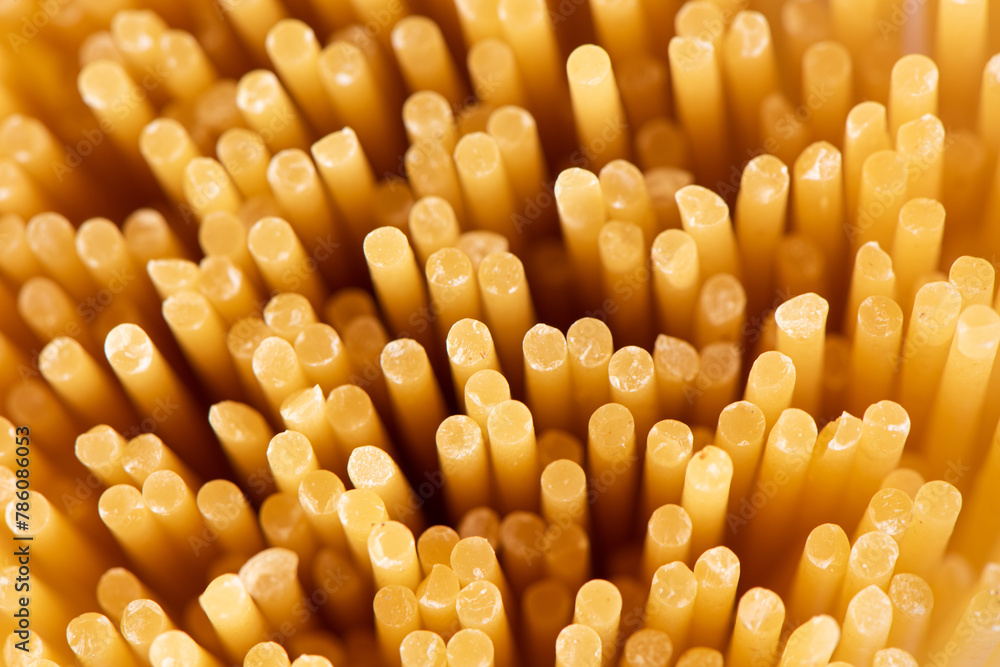 Raw dry spaghetti italian pasta texture background. Raw dry spaghetti italian pasta texture background.