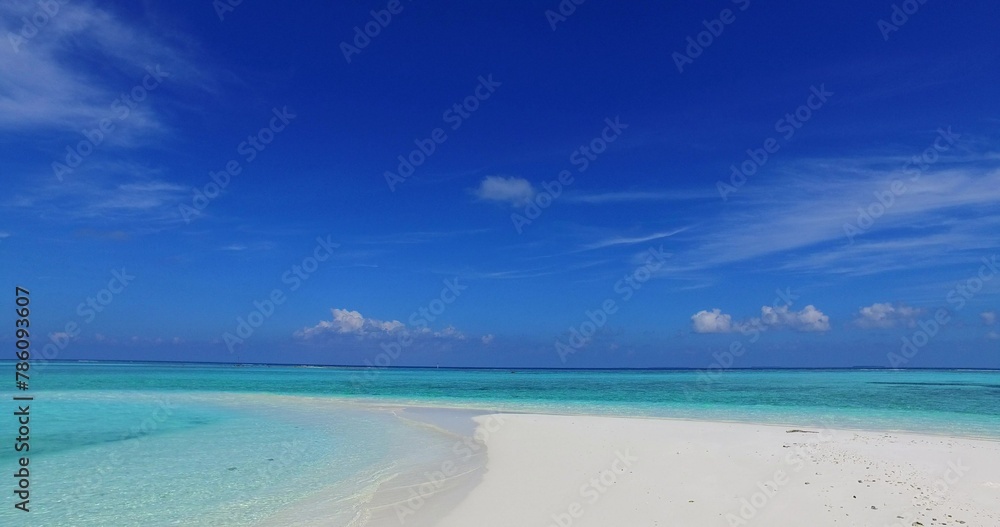 Beautiful view of a calm sea on a summer sunny day Beautiful view of a calm sea on a summer sunny day