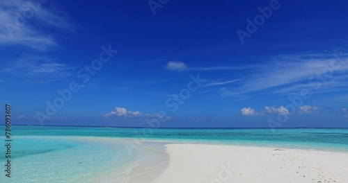 Beautiful view of a calm sea on a summer sunny day