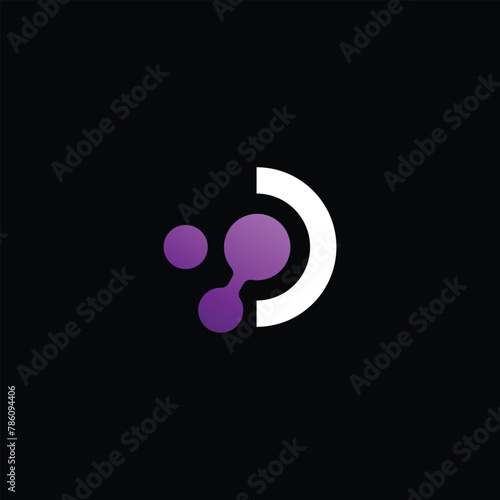 initials D modern logo designs